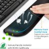 Upgrade Memory Foam Keyboard Wristrest Pad+Mouse Wristrest Pad Set .Supports Offices; Computers; Laptops; And Macs. It Is Comfortable; Light; And Easy