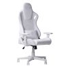 Techni Sport TSF45C Velvet Memory Foam Gaming Chair ‚Äì White