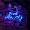 1pc LED Neon Back Plate Lamp - Accent Light - Indoor Party Ambiance Creator - 5V USB Powered, Wall Mounted, Dazzling Multipurpose Decor