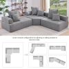 [VIDEO provided][New] Oversized Modular L Shaped Sectional Sofa,Luxury Boucle Floor Couch Set,Convertible Compressed Couch