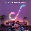 EP LIGHT 9 Pcs RGBW Modular Music Sync Wall Lights, Works with Alexa and Google