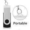 Black 64G Rotating USB Flash Drive High-Speed USB Flash Drive Hot Selling Portable Computer USB Flash Drive USB 2.0 Memory Stick