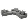 [VIDEO provided][New] Oversized Modular L Shaped Sectional Sofa,Luxury Boucle Floor Couch Set,Convertible Compressed Couch