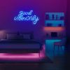 1pc LED Neon Back Plate Lamp - Accent Light - Indoor Party Ambiance Creator - 5V USB Powered, Wall Mounted, Dazzling Multipurpose Decor