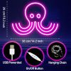 1pc LED Neon Sign, USB & Batteries Powered Neon Light,Decorative Night Lights For Bedroom Wedding Birthday Party Game Room Home Wall Decor