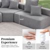 [VIDEO provided][New] Oversized Modular L Shaped Sectional Sofa,Luxury Boucle Floor Couch Set,Convertible Compressed Couch