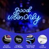 1pc LED Neon Back Plate Lamp - Accent Light - Indoor Party Ambiance Creator - 5V USB Powered, Wall Mounted, Dazzling Multipurpose Decor