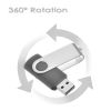Black 64G Rotating USB Flash Drive High-Speed USB Flash Drive Hot Selling Portable Computer USB Flash Drive USB 2.0 Memory Stick