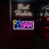 1pc LED Bar Neon Sign, USB & Batteries Powered Neon Light