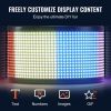 VEVOR Programmable LED Sign, P5 Full Color LED Scrolling Panel, DIY Custom Text Animation Pattern Display Board