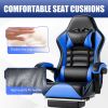 Ergonomic Gaming Chair for Adults, Comfortable Computer Chair for Heavy People, Adjustable Height Office Desk Chair with Wheels
