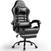 Ergonomic Gaming Chair for Adults, Comfortable Computer Chair for Heavy People, Adjustable Height Office Desk Chair with Wheels