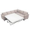 [NEW ARRIVED] [VIDEO PROVIDED] Sleeper Sofa, 2 in 1 Pull Out Couch Bed,6 seater sofa bed, L Shaped Sleeper Sectional Sofa Couch,Riveted sofa