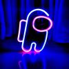 1pc, Neon Sign Space Man Shape Lamp, Size 9.8x6.8in(about 25x17.5cm) For Wall Decoration
