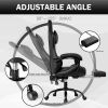 Ergonomic Gaming Chair for Adults, Comfortable Computer Chair for Heavy People, Adjustable Height Office Desk Chair with Wheels