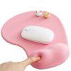 Office Mousepad With Gel Wrist Support Ergonomic Gaming Desktop Mouse Pad Wrist Rest For Laptop Computer