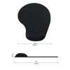 Office Mousepad With Gel Wrist Support Ergonomic Gaming Desktop Mouse Pad Wrist Rest For Laptop Computer